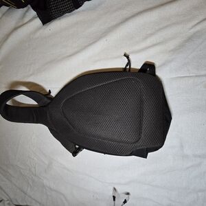 Black Patagonia sling bag